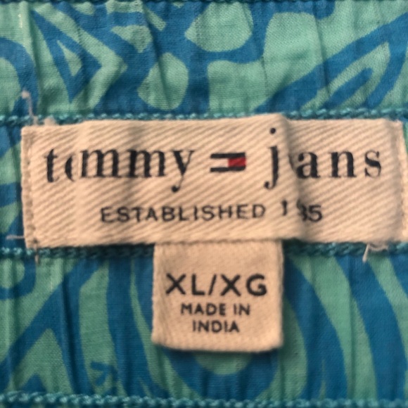 “HOST PICK” Tommy Hilfiger Teal Metallic A-Line Skirt - Picture 5 of 6